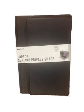 New Vivitar Laptop Sun and Shade Privacy-Fits up to 16" Folds flat for Travel